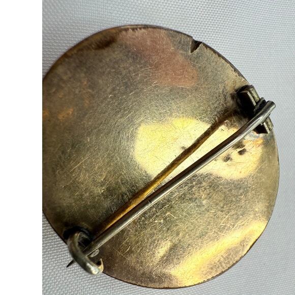 Victorian Grand Tour Bacchante Shell Cameo Brooch c. 1870 - Picture 8 of 9